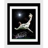 Framed Cristiano Ronaldo #7 Autograph Promo Print (Black, 16x20)