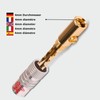NAUC Hollow Banana Plugs for Speaker Cable – 6 Pieces