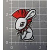 Unbranded Punk Mohawk Bunny Patch Goth Animals Cute Embroidered Iron
