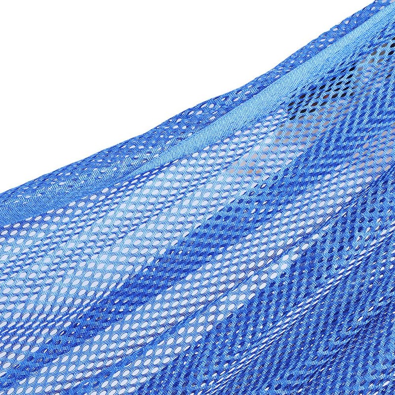 200x150cm Blue Portable Outdoor Camping Hammock with Rod Camping Courtyard