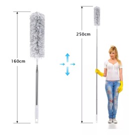 Junelizente Perfiles WA1 Plumero De Microfibra Retráctil Para Techos Limpieza Polvo