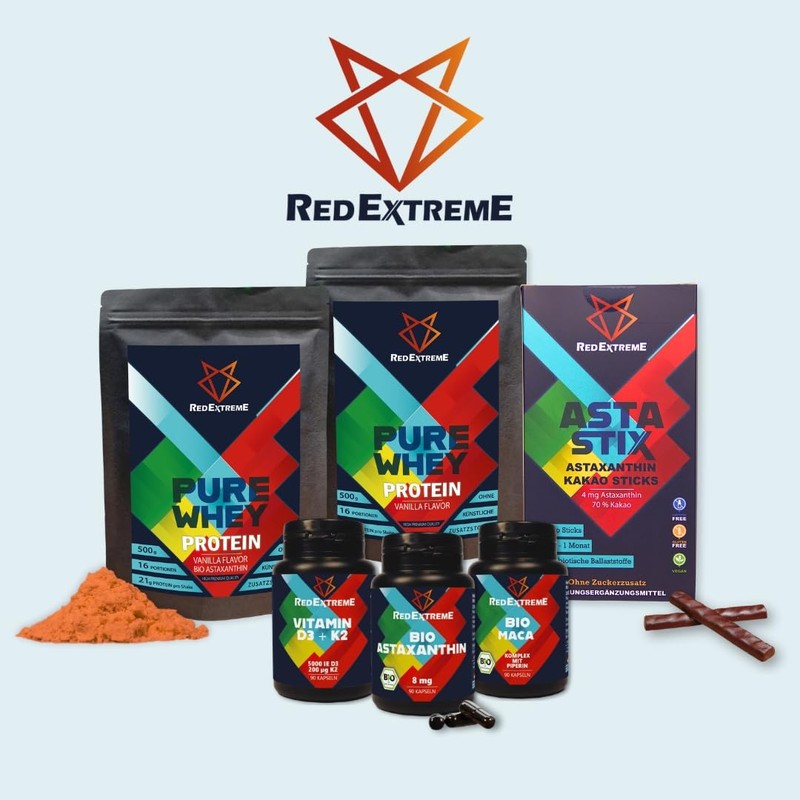 RedExtreme Organic Astaxanthin Capsules 2 x 90 Double Pack Astaxantin
