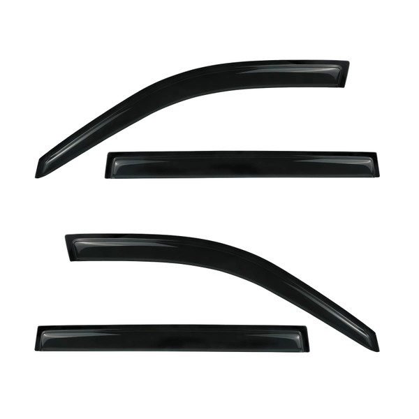 Outside Mount Window Visor Sun Rain Guards Compatible with 2001-2007