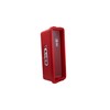 Red Surface-Mounted Fire Extinguisher Cabinet with Pull-Panel for 10 lb.