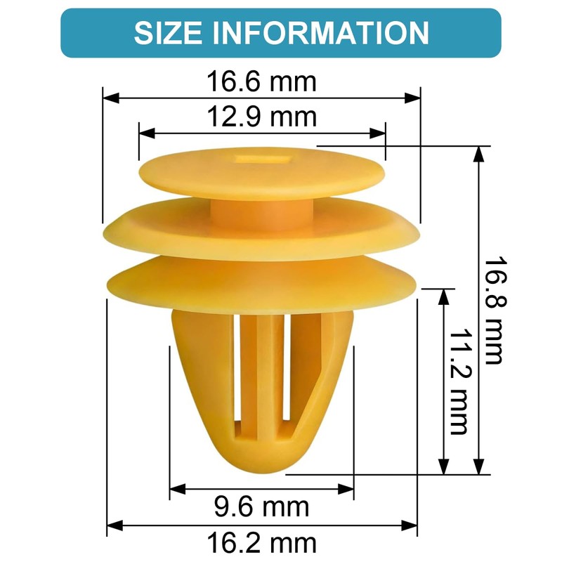CARSO Replacement Retainer Clips Compatible with Hyundai 8231538000 (20)