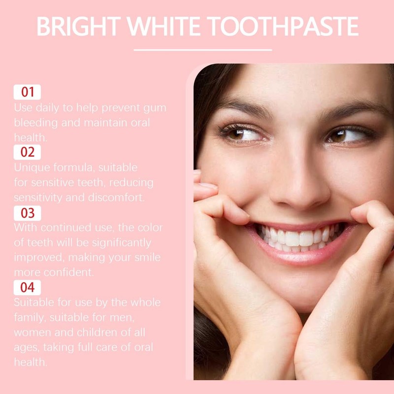 2PCS SP-6 Ultra Whitening Toothpaste, Fresh Breath, Teeth Whitener, Super