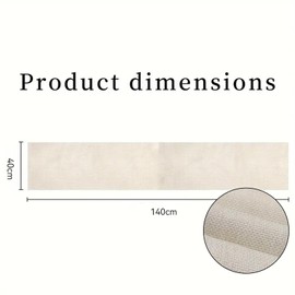 Easter Table Runner - 16x71 (40x180cm) Waterproof & Reusable - Bunny, Carrots & Egg Patterns Spring Table Decor for Kitchen, Easter Brunch, or Outdoor Party Dining