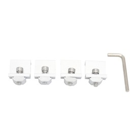 4pcs Solar Panel End Clamp Lightweight Weather Resistant Steel Solar Mount Bracket for PV Module 35MM