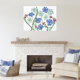 Fine Art Canvas Botanical VII Canvas Wall Decor by Artist Dennis Frates for Living Room, Bedroom, Bathroom, Kitchen, Office, Bar, Dining & Guest Room - Ready to Hang - 32 in x 24 in