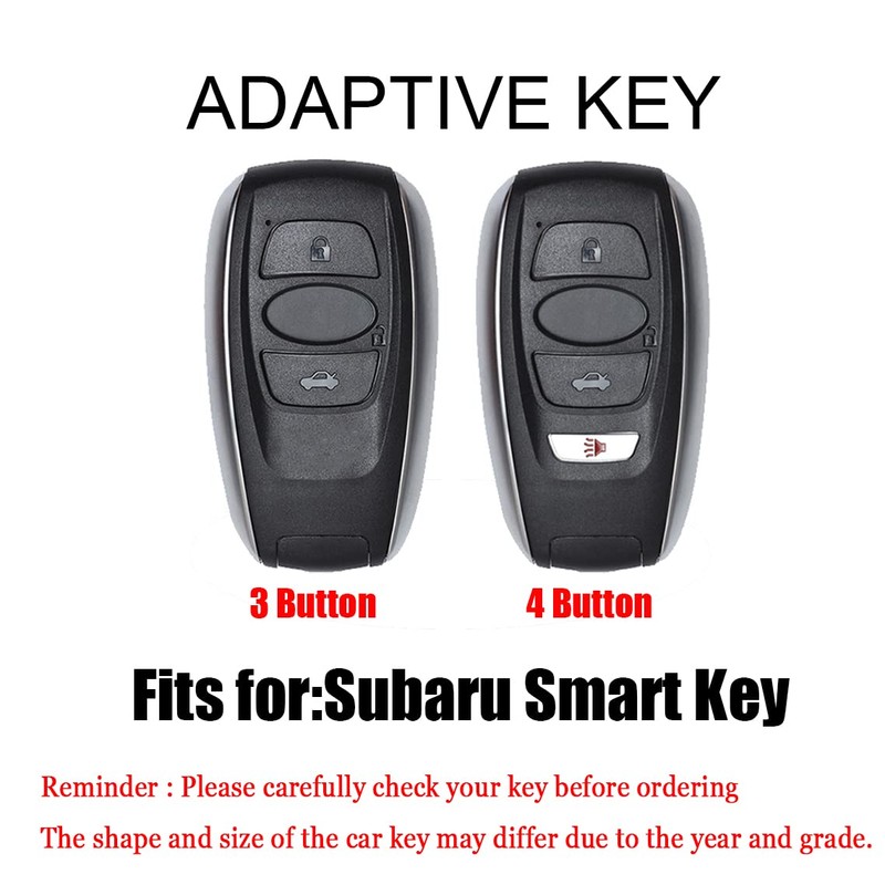 HIBEYO Key Fob Cover Key for Subaru Outback Ascent Forester