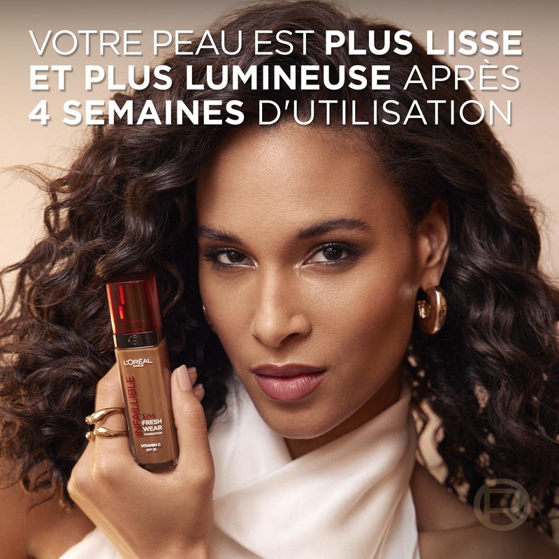 L'Oréal Paris makeup, waterproof and long-lasting liquid foundation with SPF