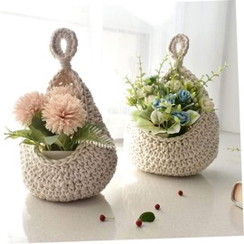 GRIRIW Kitchen Hanging Fruit Basket Hanging Vegetable Fruit Baskets Teardrop Shape Storage Net Bag Wall Decor Natural Beauty Addition