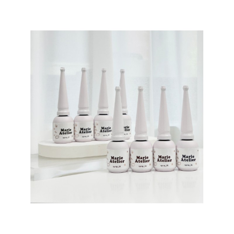 Marizel Marie's Atelier Marigel Syrup Tea Gel Nail 8 Piece