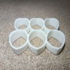 Square Circle Squarcle Optical Illusion 3D Printed Ambiguous Cylinder, White