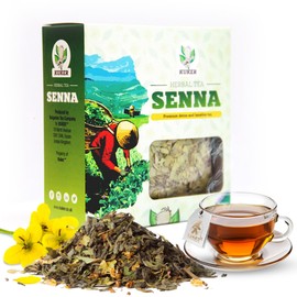 KUKER - Senna Loose Leaf, Loose Leaf Green Tea for Easy Preparation, Dieters Tea, Detox Tea - Green Tea Loose Leaf, Tea Leaves, Detox Drink for Perfect Senna Leaf Tea Blend, 50g