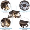 FadimiKoo Flush Mount Ceiling Light Fixtures for Kitchen Hallway, 4-Light