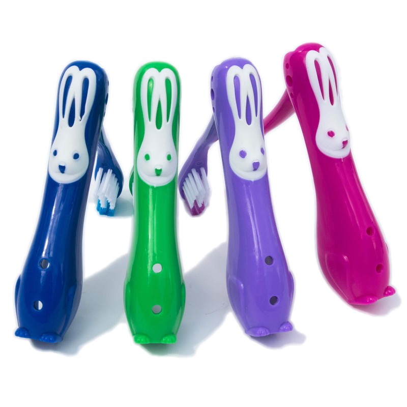 32 Childrens Toothbrushes ~ Bulk Packs Kids Manual Brushes (Travel