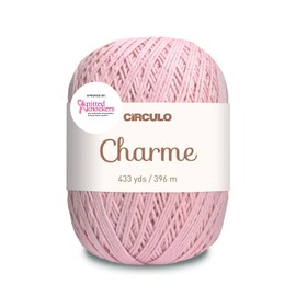 Charme Yarn de Círculo – 100% algodón virgen brasileño mercerizado (paquete de 1 bola) – 5.3 onzas, 433 yardas – Sport (3227)