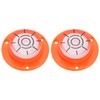sourcing map 2pcs High Precision Horizontal Bubble Level 49x16.5mm Round