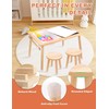 ZYLOHA Toddler Sensory Table and Chair Set, Kids Sensory Bin