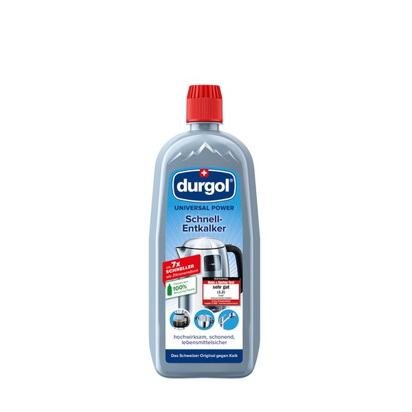 Durgol Universal Power Schnell-Entkalker - Kalkentferner für alle Haushaltsgeräte -