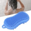 Silicone Bath Brush Men Women Soft Double Sided Exfoliating Massage
