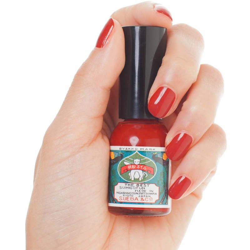 Mustache Powder Nail Glossy Red (for Glossy)