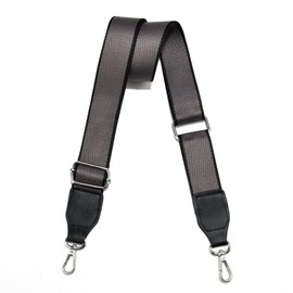 LEMEDE Purse Straps Replacement Crossbody, Universal Wide Shoulder Strap for Bags Adjustable Straps for Handbags (Silvery hardware)