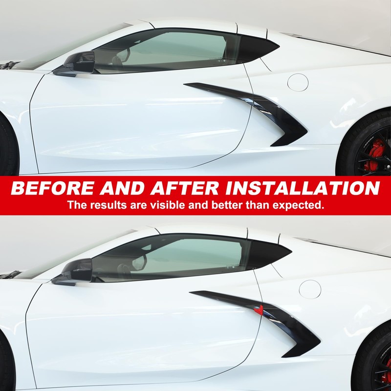 for Corvette C8 Door Edge Corner Covers Side Door Edge