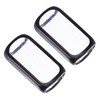 BIUDECO 2pcs Modern Watch Cover Stylish Protector for TPU Case