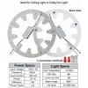 Zhairdalstar 24W LED Flush Mount Ceiling Fan Ring Light Kit