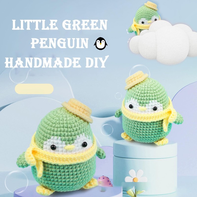 Jilskl Complete Crochet Set Beginner Animals, Chopped Animals Set Beginners,