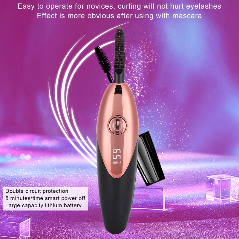 Electric Heated Eyelash Curler Digital Longlasting Electric Eyelash Curler for