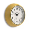 JONES CLOCKS Ketchup Wall Clock | Round Retro Diner Clock