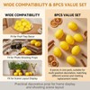 8 Pcs Artificial Lemons Fake Fruit