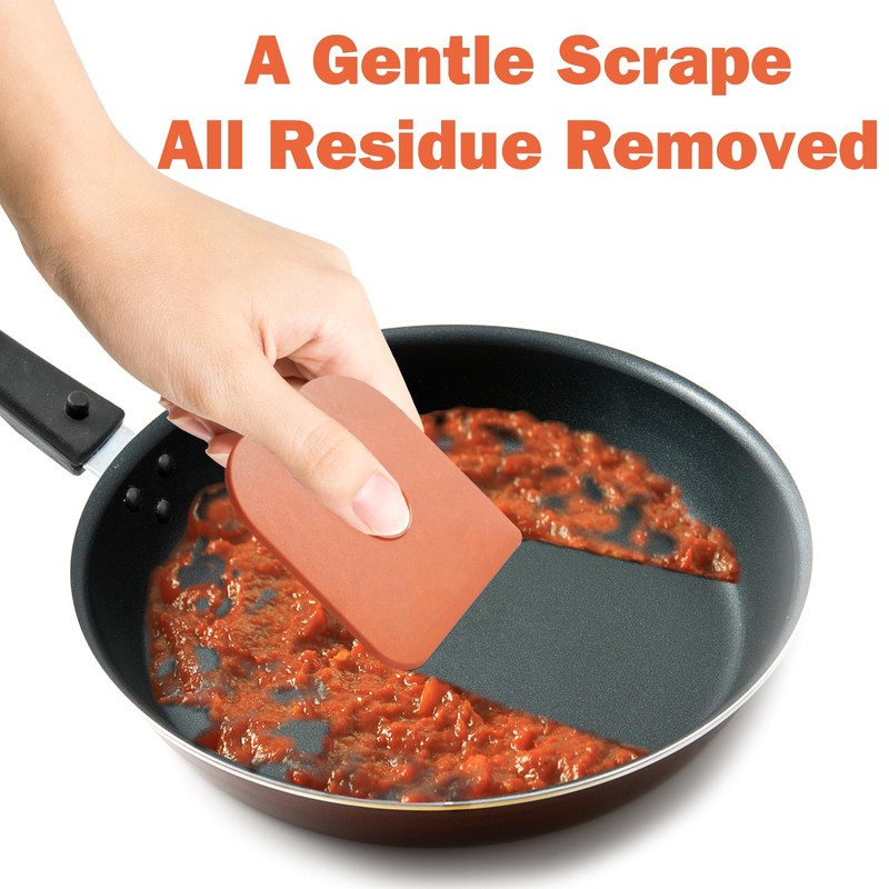 Pan Scraper, 5 Pcs Pot Scraper Plastic, Pot Scraper Non