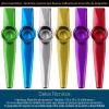 Mercader Digital 10x Kazoo Metal Instrumento Musical Flauta Diafragma +