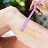 6 PCS Eyebrow Wax Sticks Non-stick Wax Spatulas Silicone Spatula