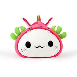 Onsoyours Cute Axolotl Dragon Fruit Plush, Soft Stuffed Animals Axolotl Pitaya Plush Pillow, Kawaii Plushie Toy for Kids (Axolotl Dragonfruit B, 19")