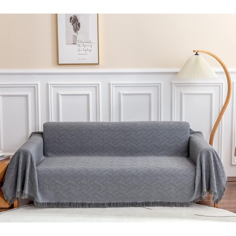 Deep Dream Sectional Couch Covers, 2 Pieces Sectional Sofa Cover,