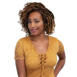JANET COLLECTION – Natural Afro Kinky Bulk Braid (Twin Pack) – 100% Human Hair – Braid into Hair, Dreadlock extensions (18", HONEY BLONDE)