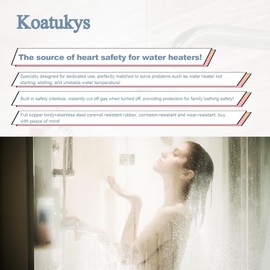 Koatukys 233-47845-05 Water Heater Natural Gas Pilot Assembly Fit for Bradford White 233-47845-05, 415-47845-05, 233-47845-02A, 233-47845-03 Water Heater Thermocouple