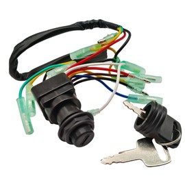 NorthBoat 703 82510 43 Ignition Main Key Switch Assembly for Yamaha Outboard 2 & 4 Stroke Motors Remote Control Box 703-82510-44-00 703-82510-42-00