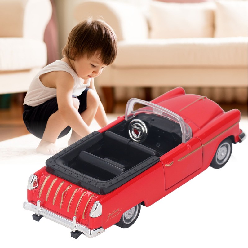 1:32 Convertible Sports Car Model Metal Alloy Realistic Cool Battery