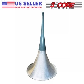 5Core Indoor Outdoor PA Horn Speaker Waterproof Long Range Trumpet Horn 22 Inch