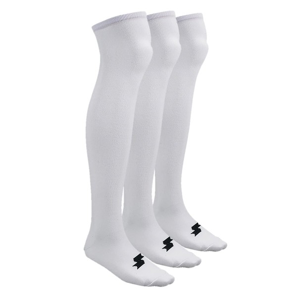 SSK YA2139C Men's 3-Pair Socks, white (10)