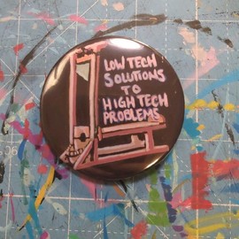 2025 PROTEST PINS -Hand pressed by Sentient Dirt:_Low Tech Solutions_magnetoc-bottle-opener