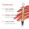 Vawolecy Eyeshadow Pencil & Smudger, Double Head Eye Brightener Stick