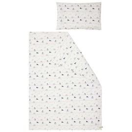 Children's Jersey Bed Linen Set Made of Organic Cotton 100 x 135 cm, Pillow 40 x 60 cm, GOTS Certified