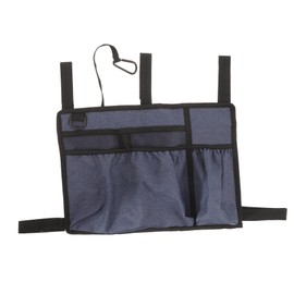 SAFIGLE Wheelchair Armrest Storage Bag Multifunctional Walker Pouch for Seniors Durable Capacity for Essentials for Wheelchairs and Walkers